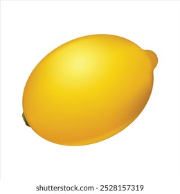 Hand-Drawn Colorful Lemon Vector Illustration