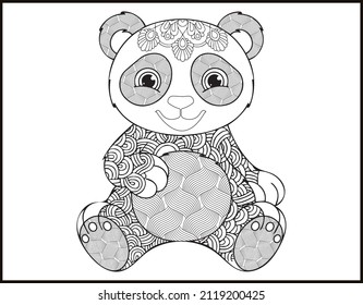 1,711 Panda bear coloring pages Images, Stock Photos & Vectors ...