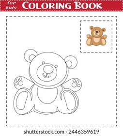 Hand-drawn colouring book for kids