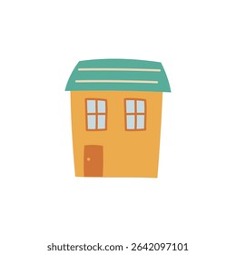 Hand-drawn cute and simple house illustration [Type B]