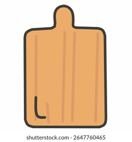 Mesa de corte à mão. Ideal para livros de receitas, aplicativos de cozinha e visuais de educação culinária.