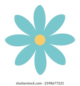 Hand-Drawn Decorative Floral Icons Cute Bloom Collection