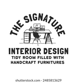 hand  drawn desk