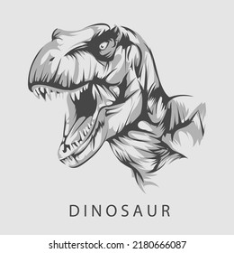 hand-drawn dinosaur sketches. vector illustration