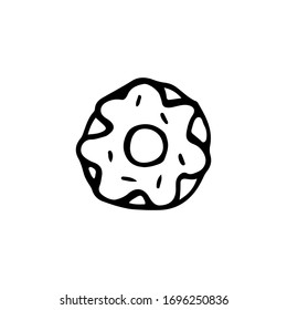 Handgezeichnet im Doodle-Stil. Lineare Abbildung. Vektorillustration-Bild.