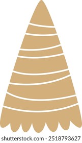 Handgezeichnete Doodle Weihnachtsbaum Vektorgrafik