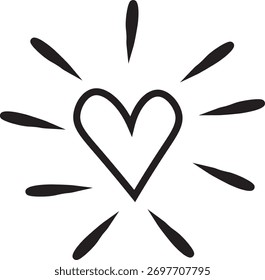 Hand-Drawn Doodle Elements and Shapes Vector Set