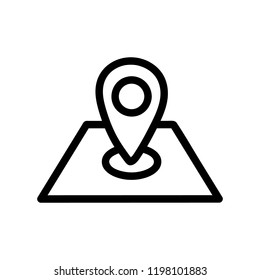 Handdrawn doodle gps icon. Hand drawn black sketch. Sign symbol. Decoration element. White background. Isolated. Flat design. Vector illustration.