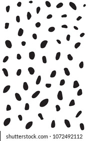 Handdrawn doodle pattern with different shapes. Tileable abstract background. Repeating geometric texture.