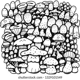Hand-drawn doodle is perfect for the design of printed products, website, accessories.