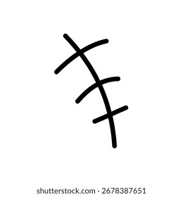 Marcas de arañazos de doodle dibujadas a mano para decoración abstracta.