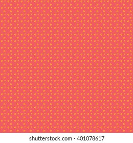 hand-drawn doodle seamless pattern with hearts