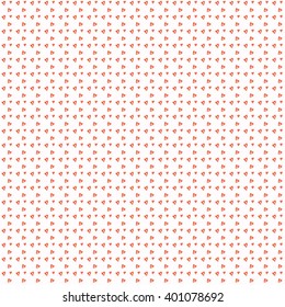 hand-drawn doodle seamless pattern with hearts