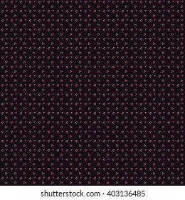 hand-drawn doodle seamless pattern with hearts