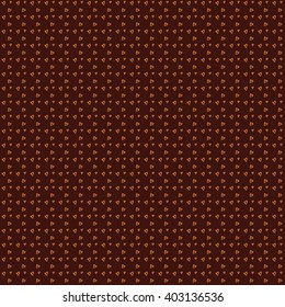 hand-drawn doodle seamless pattern with hearts