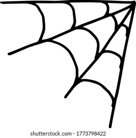 
ilustración web de araña de doodle dibujada a mano dibujada a mano en blanco y negro