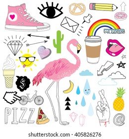 hand-drawn doodles collection