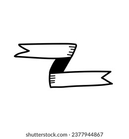 Hand-drawn doodle-style text element illustration for cards, posters, stickers, and professional design