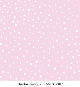 hand-drawn dot seamless pattern