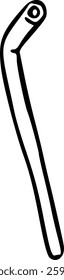 Handdrawn Eco friendly straw illistration for website, application, printing, document, poster design, etc.