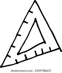 Elementos dibujados a mano, dibujo de la escuela de los niños, Vector