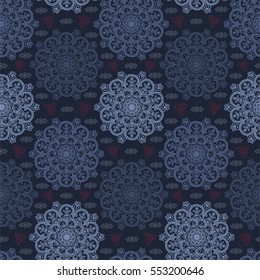 Handdrawn ethnic ornamental seamless pattern