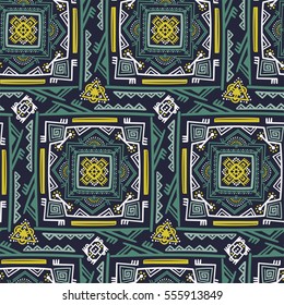Handdrawn ethnic ornamental seamless pattern