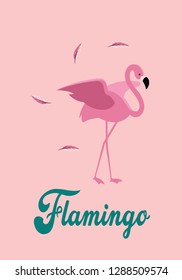 Handdrawn Flamingo Icon 