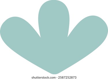 Handdrawn Folk Style Flower Vector Illustration