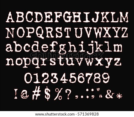 Hand-Drawn Font - Thriller font