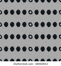 Hand-drawn geometric seamless pattern 