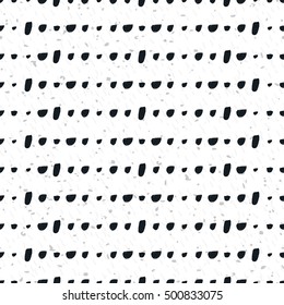 Hand-drawn geometric seamless pattern