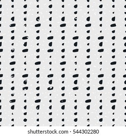 Hand-drawn geometric seamless pattern