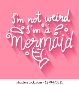 Handdrawn Girly Illustration Typography lettering design