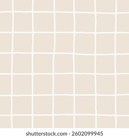 hand-drawn grid patterns, warm colors, imperfect check tiles, minimal design, neutral backgrounds, lifestyle elements, modern stationery, non-seamless vector blocks