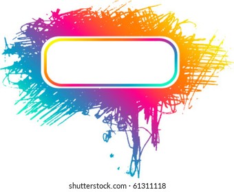Hand-drawn grunge banner