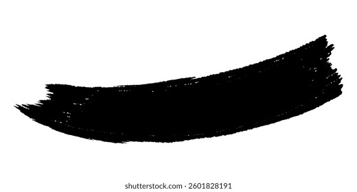 Hand-Drawn Grunge Brush Stroke – Ink Texture Vector
