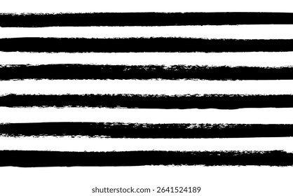 Handdrawn Grunge Striped Background Featuring Rough Ink Strokes Textured Distressed Lines in a Vintage Artistic Style