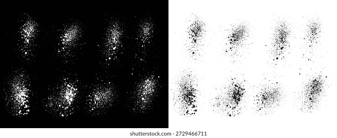 Handgezeichnete grungy schwarz-weiß Vektor Pinsel Strich Blut Banner Hintergrund Design