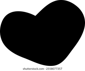 Handdrawn Heart Shape Vector Illustration