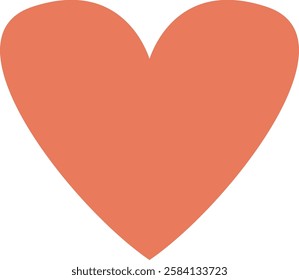 Handdrawn Heart Shape Vector Illustration