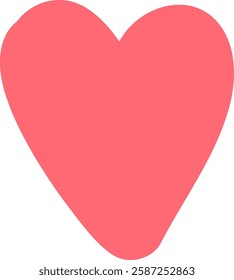 Handdrawn Heart Shape Vector Illustration