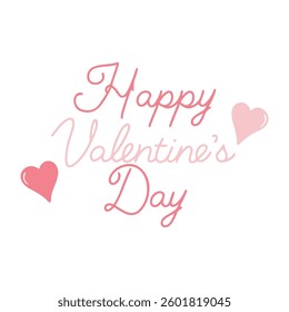 Hand-Drawn Hearts Decorate This Valentine's Typography Banner.	