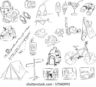 Hand-drawn icons (set 4)