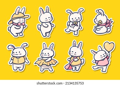 31,212 Bunny Stickers Images, Stock Photos & Vectors | Shutterstock