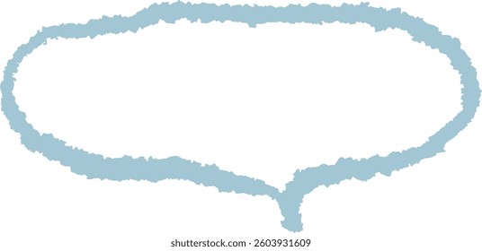 Hand-drawn illustration of speech bubble