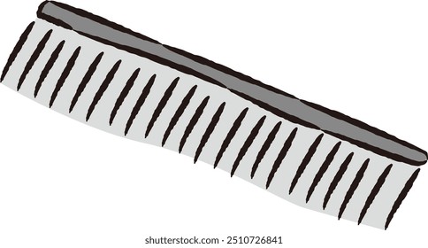 Hand-drawn illustrations of cute and relaxed care products. A rough and stylish impression. Vector illustration.