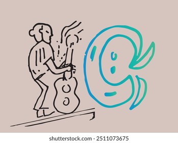 Hand-drawn illustrations are unique art forms created manually, offering a personal touch. Each stroke reflects the artist's individuality, making the work distinct. In a digital world, these G