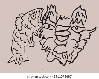 Hand-drawn illustrations are unique art forms created manually, offering a personal touch. Each stroke reflects the artist's individuality, making the work distinct. In a digital world, N