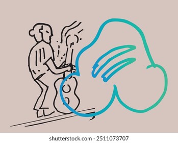 Hand-drawn illustrations are unique art forms created manually, offering a personal touch. Each stroke reflects the artist's individuality, making the work distinct. In a digital world, these C